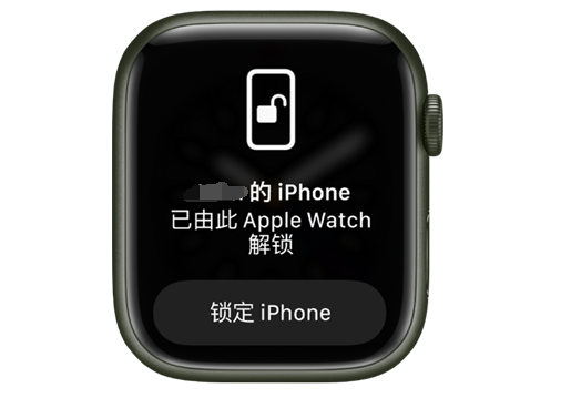 钦州苹果手机维修分享用 AppleWatch 解锁配备面容 ID 的 iPhone方法 