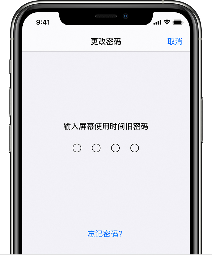 钦州苹果手机维修分享iOS 14 忘记屏幕使用时间密码怎么办 